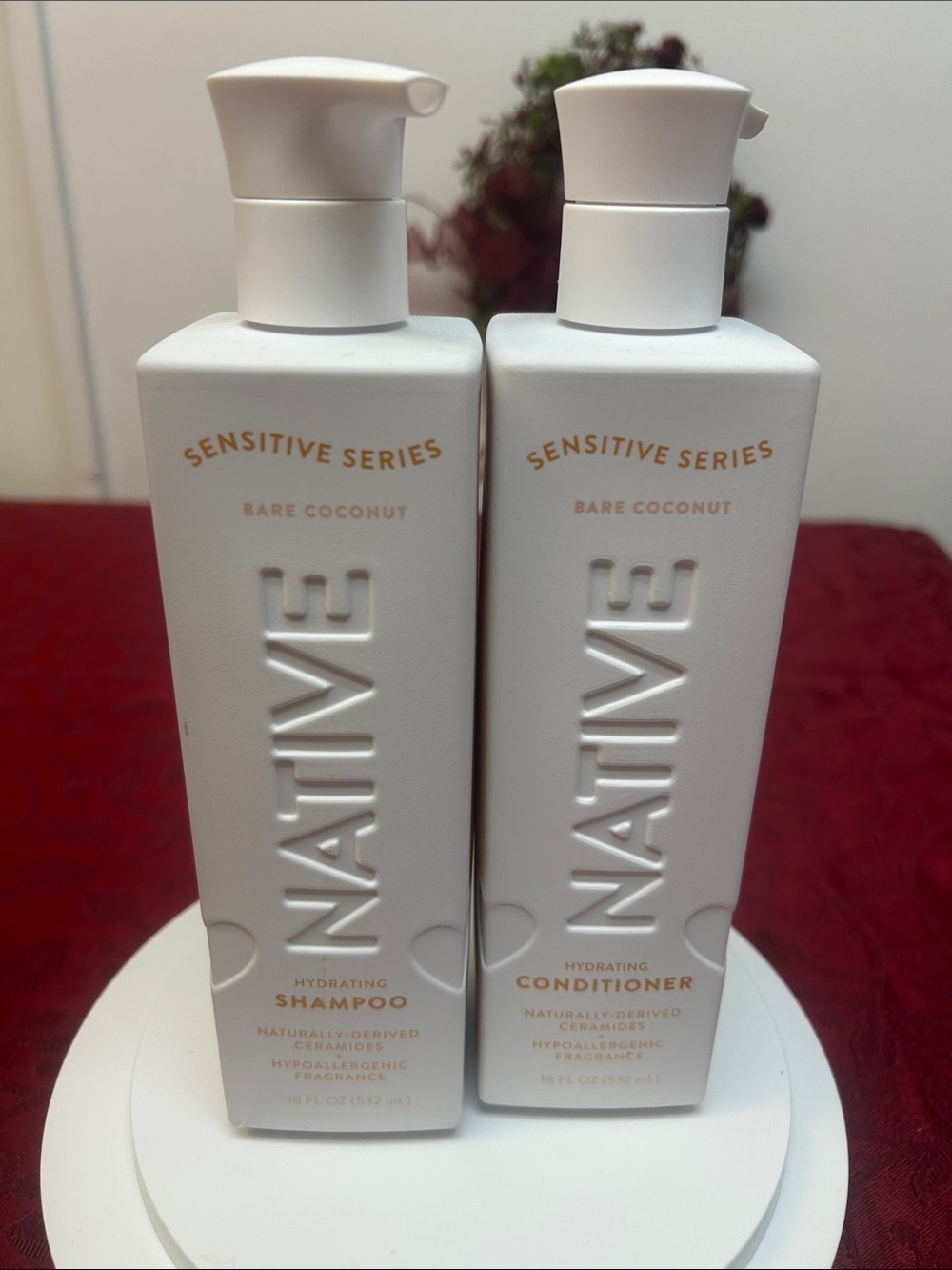 Native Bare Coconut Sensitive Series Shampoo & Conditioner
